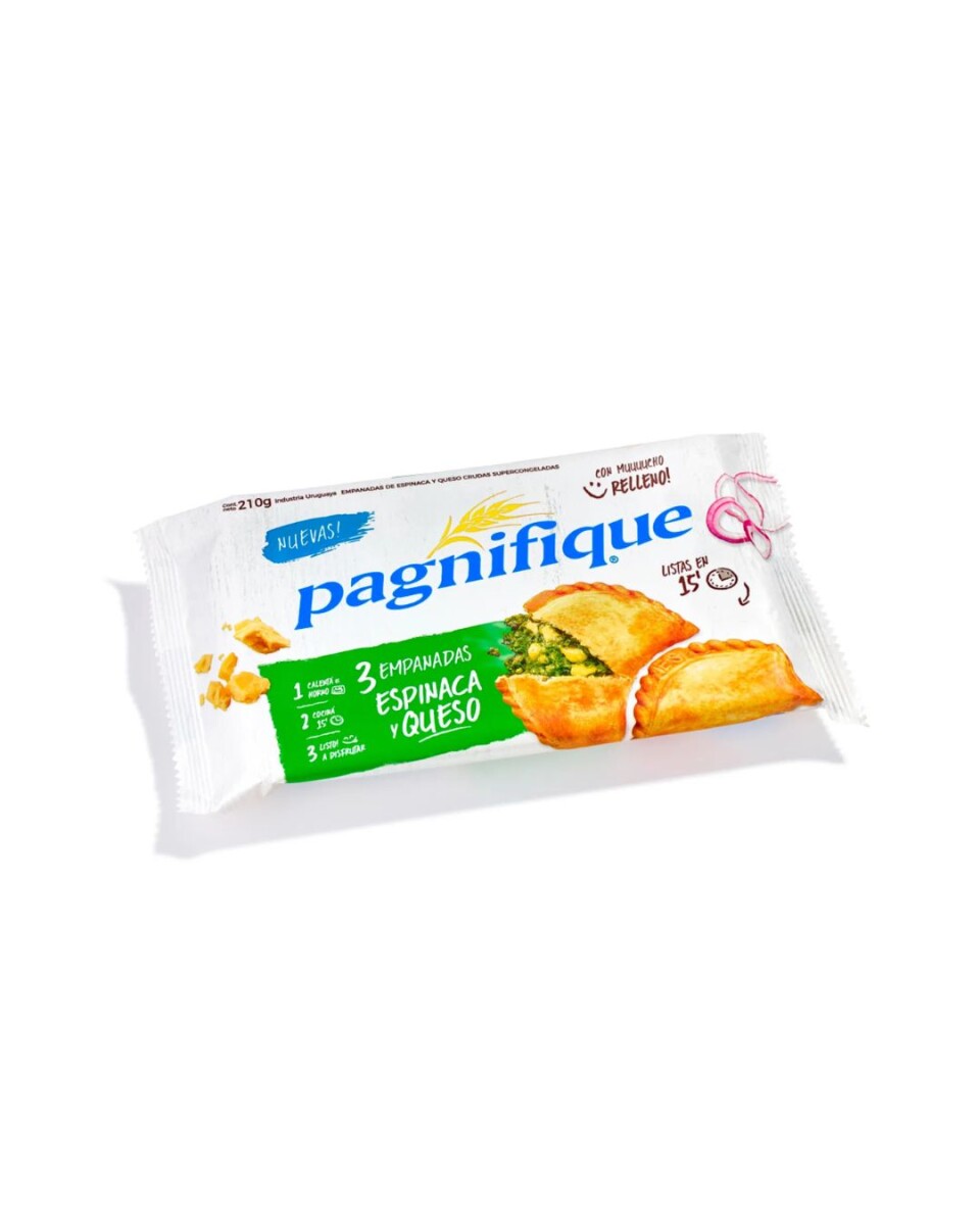 EMPANADAS DE ESPINACA Y QUESO X3 PAGNIFIQUE 