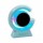 Parlante Pequeño Bluetooth Inalámbrico Portable c/ Luces RGB Celeste