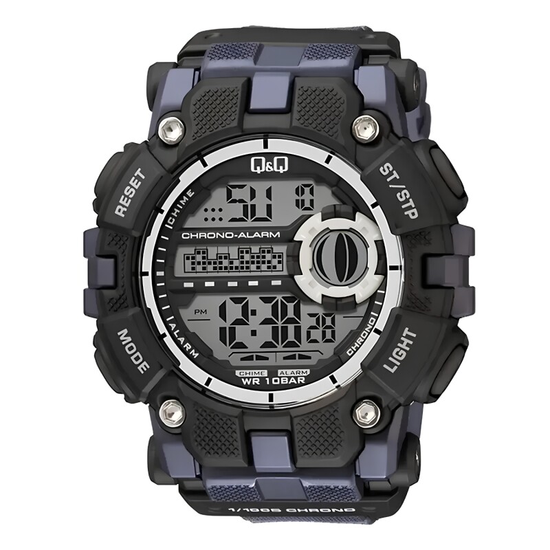 Reloj Digital Q&Q Resistente al agua Modelo G27A001VY Reloj Digital Q&Q Resistente al agua Modelo G27A001VY