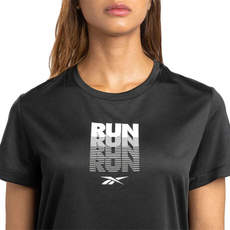 Running speedwick graphic tee Negro