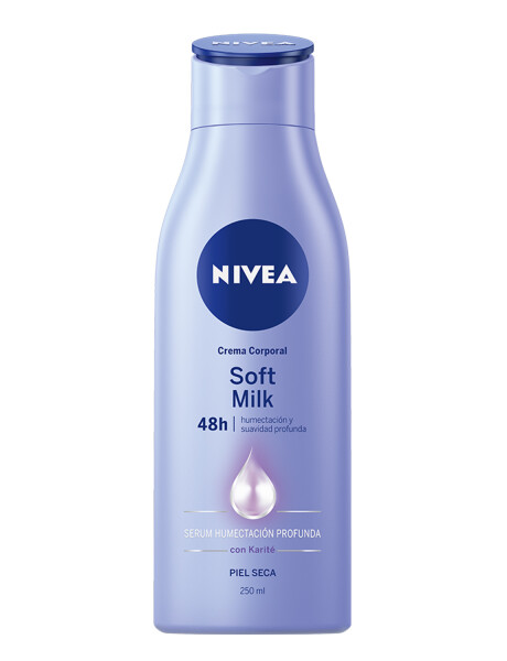 Crema corporal Nivea Soft Milk con Hydra IQ y Karité 250ml Crema corporal Nivea Soft Milk con Hydra IQ y Karité 250ml