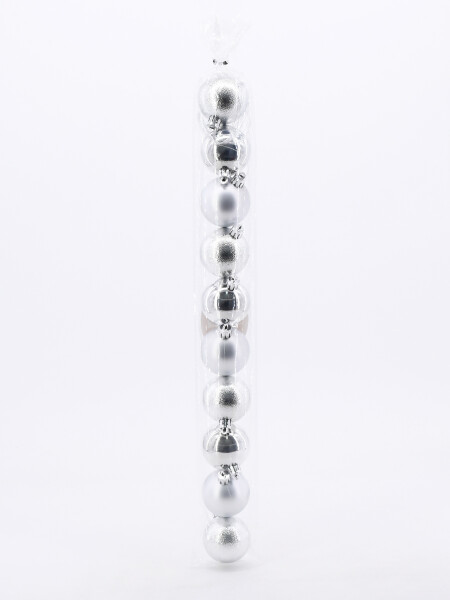 ESFERA x 10 PLATEADO
