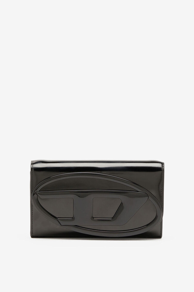 BILLETERA / MINIBOLSO 1DR CUER Negro