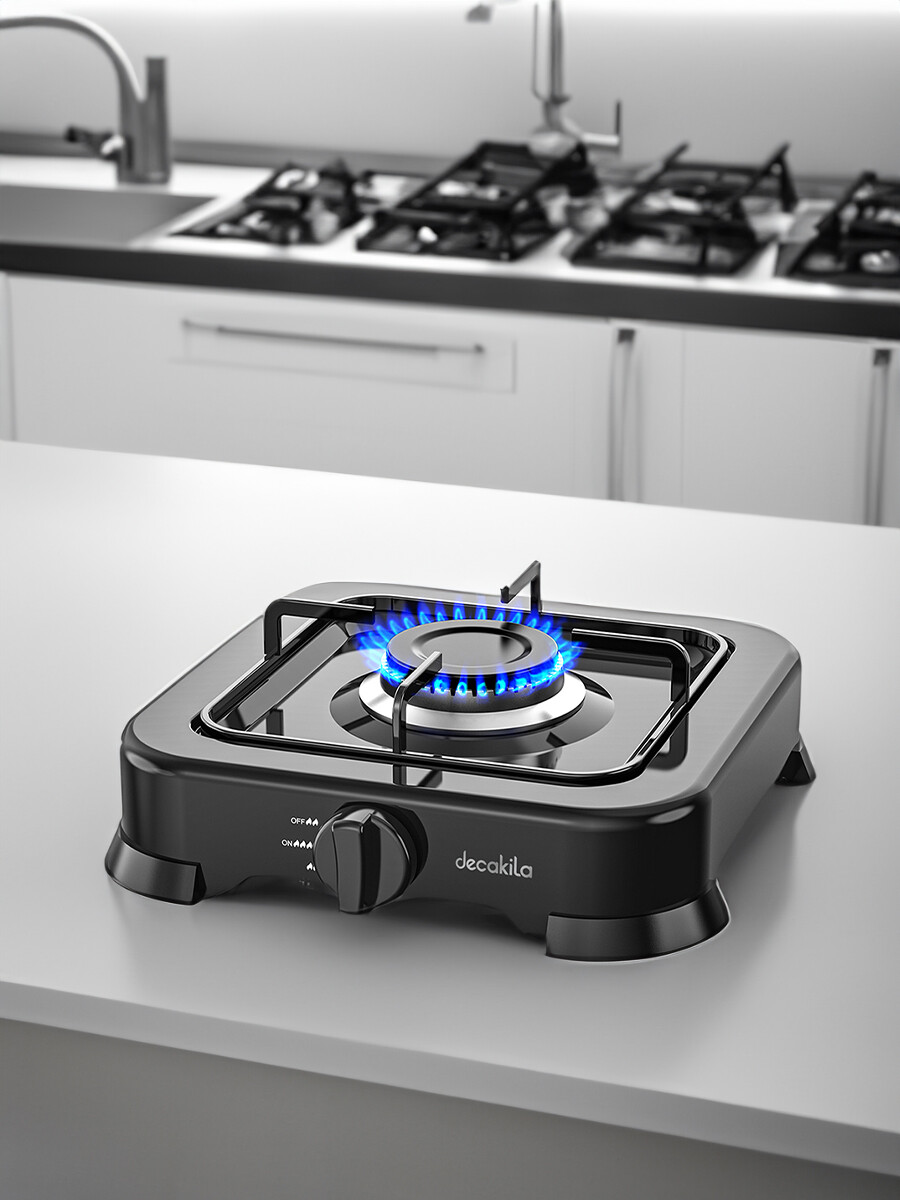 ANAFE A GAS 1 HORNALLA - NEGRO 