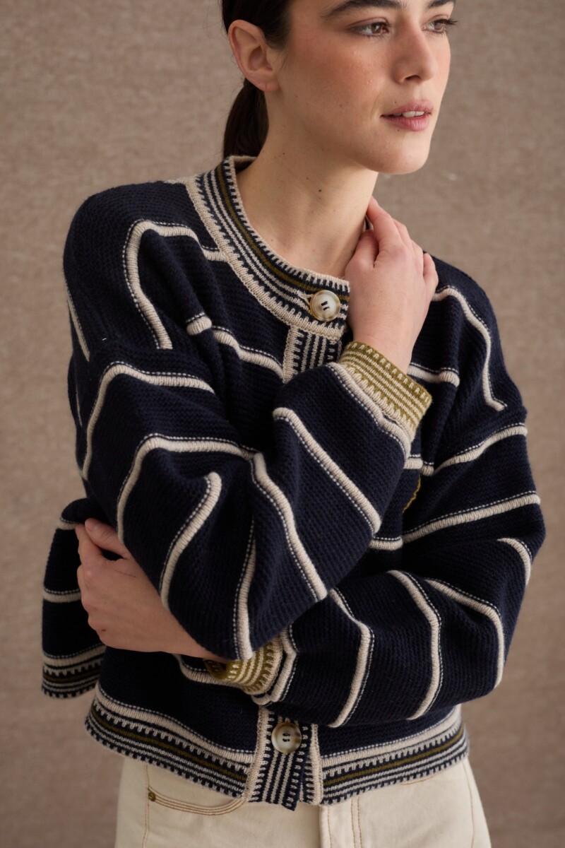 CARDIGAN TERRO TENNIS Azul