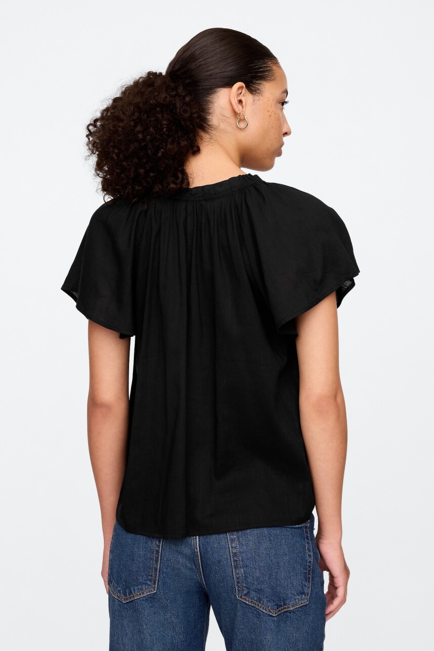 Blusa Manga Corta Mujer Black 1
