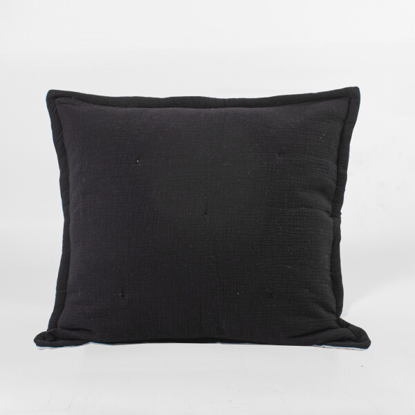 Almohadon Gasa Doble I Negro