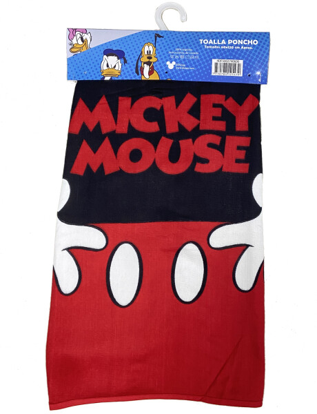Bata estilo poncho para niños diseño Mickey Bata estilo poncho para niños diseño Mickey
