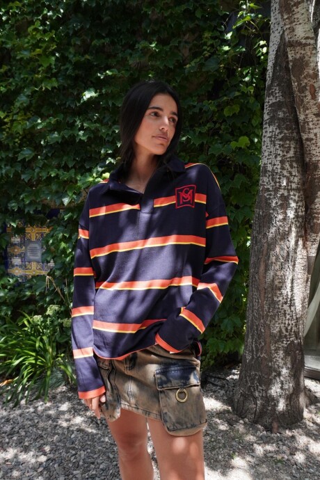 Tercer Tiempo Sweater Azul / Naranja