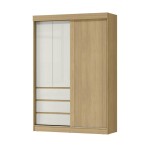 ROPERO - BAGDÁ 2 PUERTAS CORREDIZAS + 3 CAJONES ROPERO - BAGDÁ 2 PUERTAS CORREDIZAS + 3 CAJONES