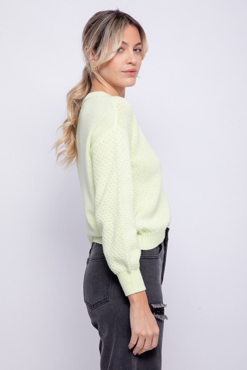 SWEATER LUCIANO Verde Pastel