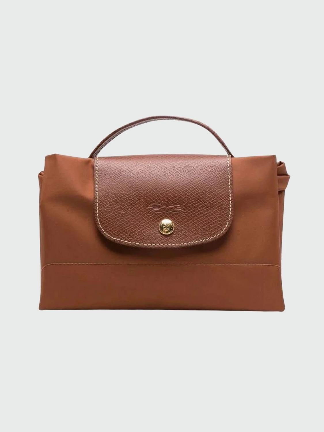 Longchamp -Maletín Le pliage Green, plegable de nylon Marrón