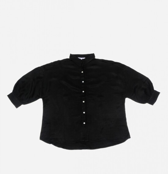 Blusa manga balloon NEGRO