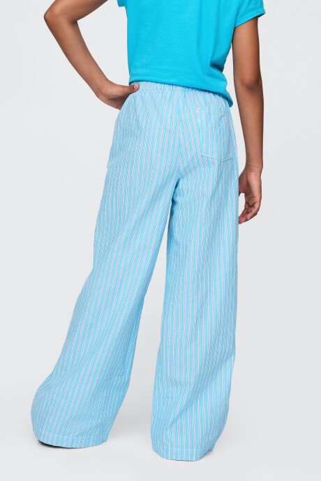Jean Baggy Niña Blue Stripe