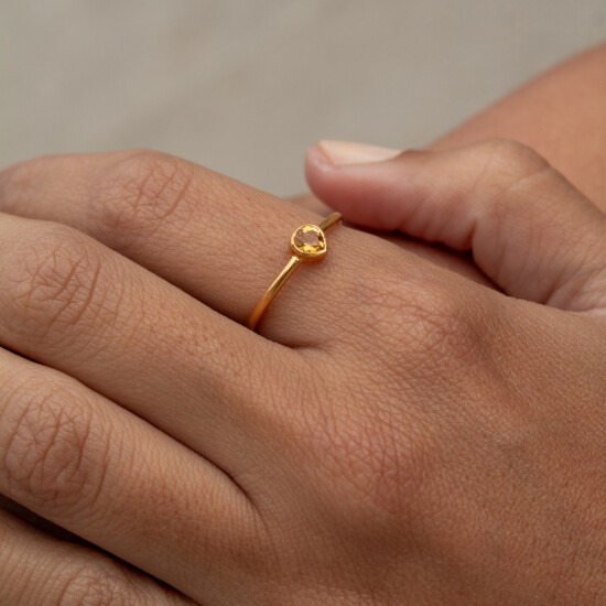Anillo Karvik de plata 925 bañada en oro 18 K 0