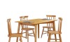 Juego de Comedor 4 Sillas - Udine Natural