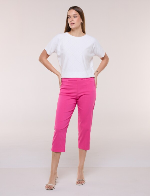 Capri Pull On Super Stretch FUCSIA