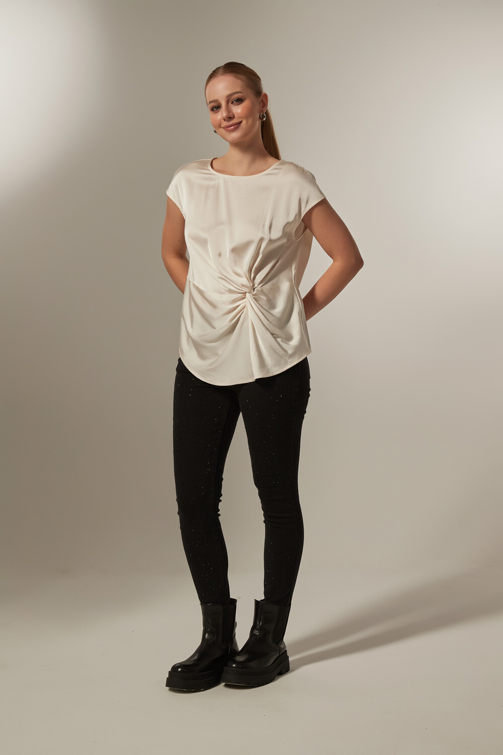 Blusa Aliayah Crudo / Natural