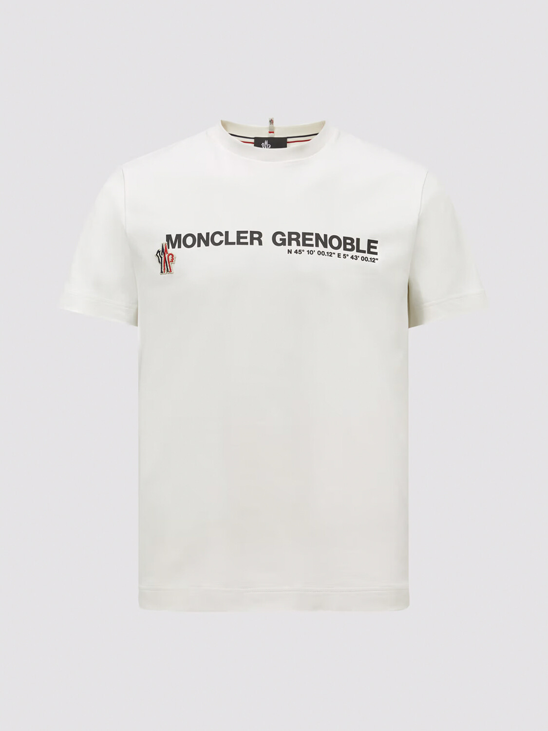 Moncler - Remera Grenoble Manica Gris Medio