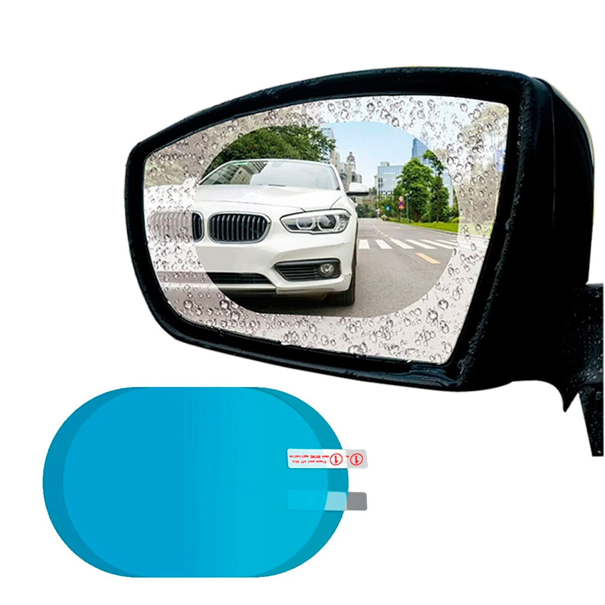 ACCESORIO EXTERIOR - FILM ESPEJO RETROVISOR ANTI NIEBLA EMPAÑANTE X2 WESTON 