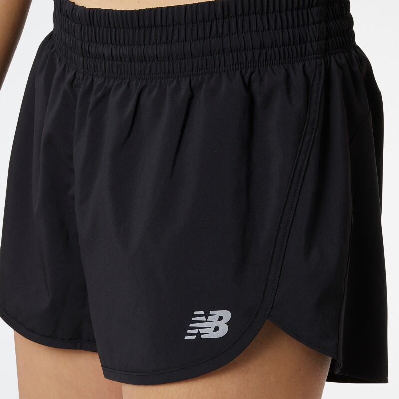 Short New Balance de dama 2.5 Inch - WS23230BK BLACK