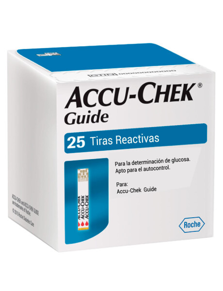Tiras reactivas Accu-Chek Guide Test Strip caja x25 Roche Tiras reactivas Accu-Chek Guide Test Strip caja x25 Roche