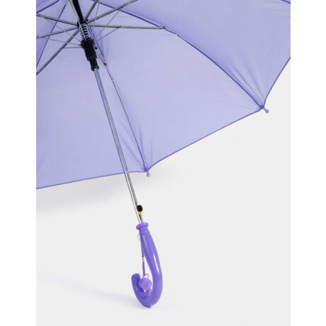 Paraguas Infantil De Gatito Violeta Lila