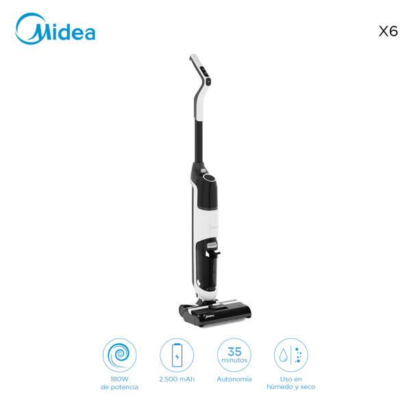 Aspiradora Trapeadora Wet-Dry 3 en 1 Midea X6 Aspiradora Trapeadora Wet-Dry 3 en 1 Midea X6