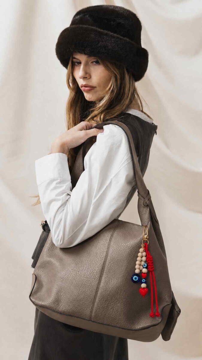 CARTERA ELIZABETH - WISHES TOSTADO 