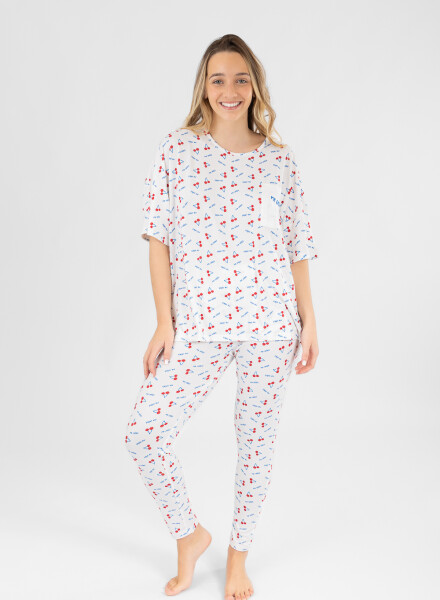 Cherry pijama long Cherry blossom