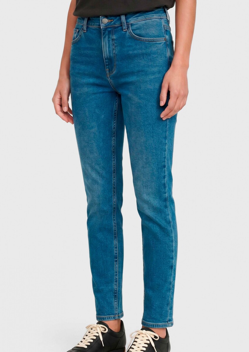 PANTALÓN DE JEAN MODELO SKINNY - AZUL 