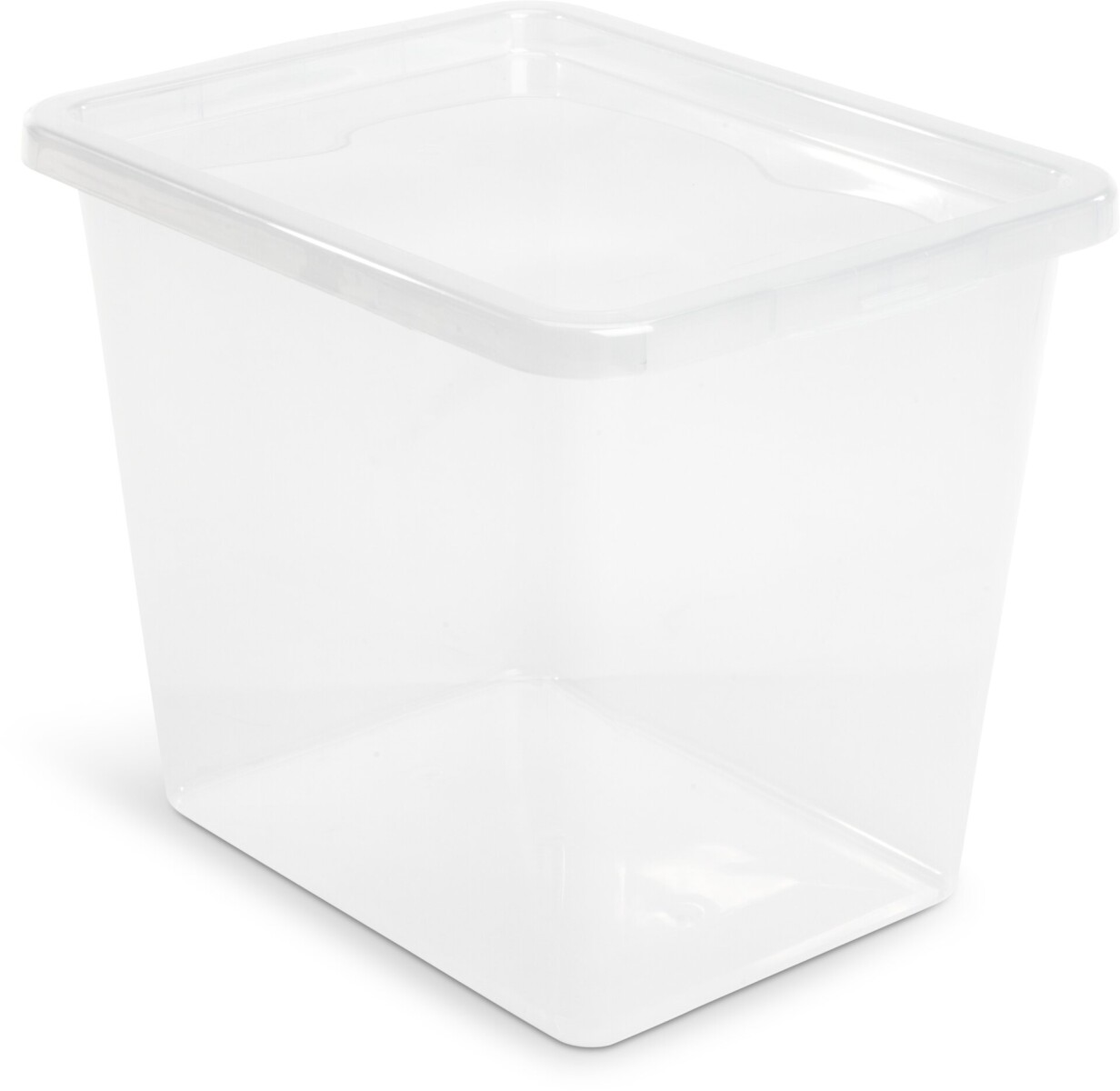 Caja BASIC BOX 31L con tapa - Transparente 