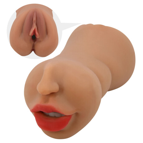 Masturbador Boca Vagina Realística Crazy Bull Zoey Marrón Masturbador Boca Vagina Realística Crazy Bull Zoey Marrón