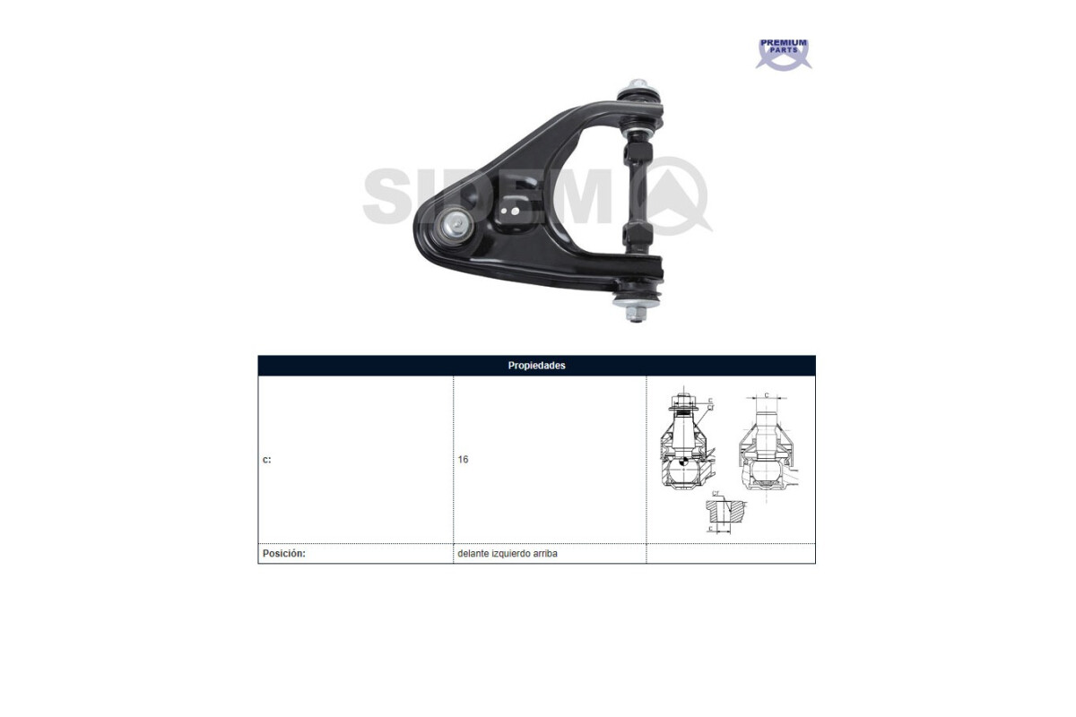 Parilla De Suspension Delantera Mitsubishi L200 96-06 Izq Parilla De Suspension Delantera Mitsubishi L200 96-06 Izq