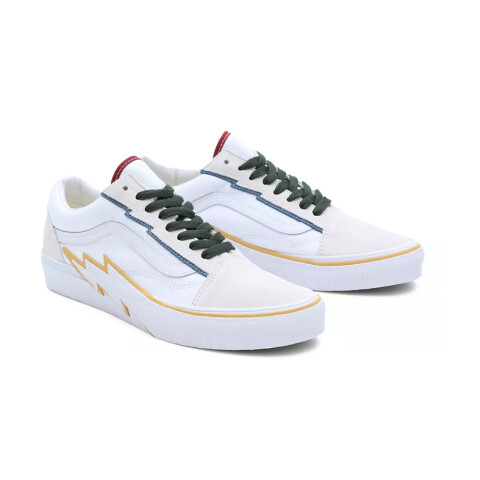 Championes Vans Old Skool Bolt White