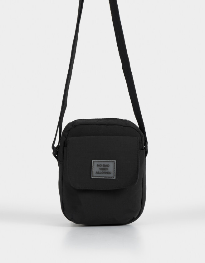 Bandoleras Special Price Clasico Bandolera Deportiva Con Tag - Negro