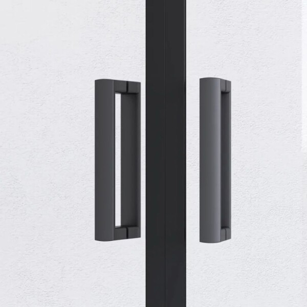 MAMPARA DE BAÑO ESQUINERA NEGRO MATE 90 X 90 X 2.05 MT MAMPARA DE BAÑO ESQUINERA NEGRO MATE 90 X 90 X 2.05 MT