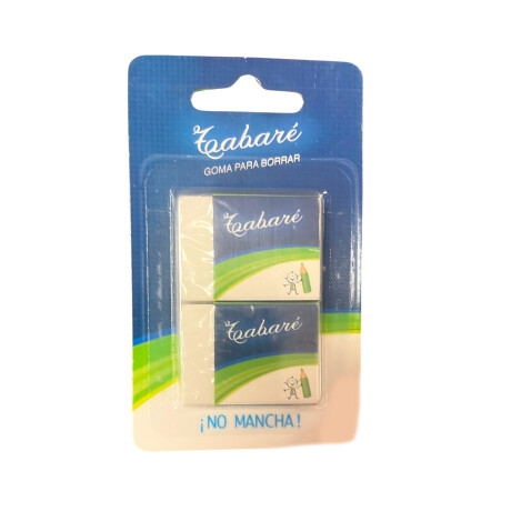 Goma de Borrar Tabare Grande X2 Unidades 001