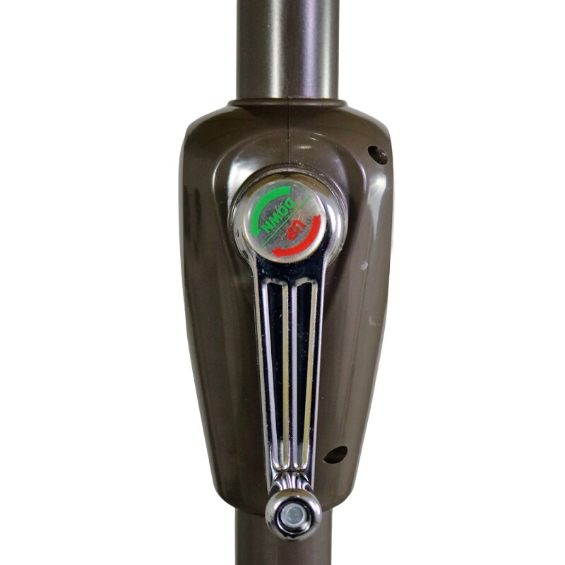 SOMBRILLA BEIGE P/JARDIN C/BASE 2.7Mts Unica