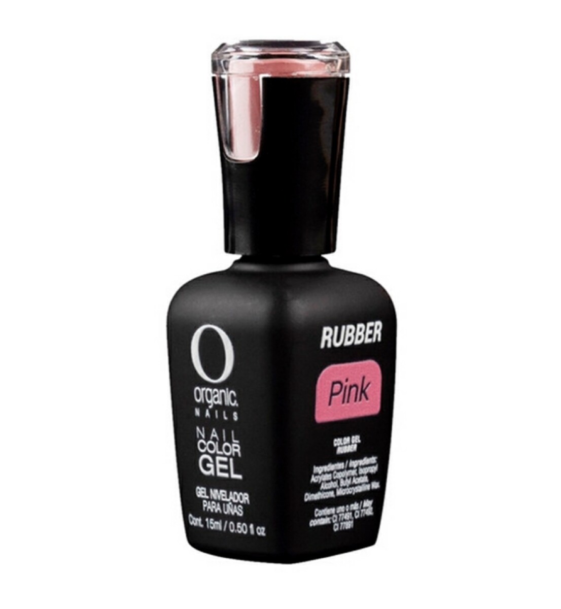 Organic Nails Rubber Pink - 15 ml/0.5Fl Oz 