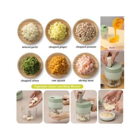 CORTADOR DE VEGETALES RECARGABLE FOOD CHOPPER 001