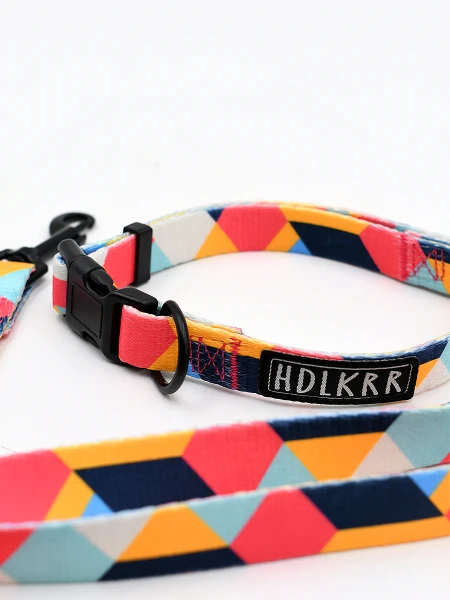 CORREA ESTAMPADA PARA MASCOTA MULTICOLOR