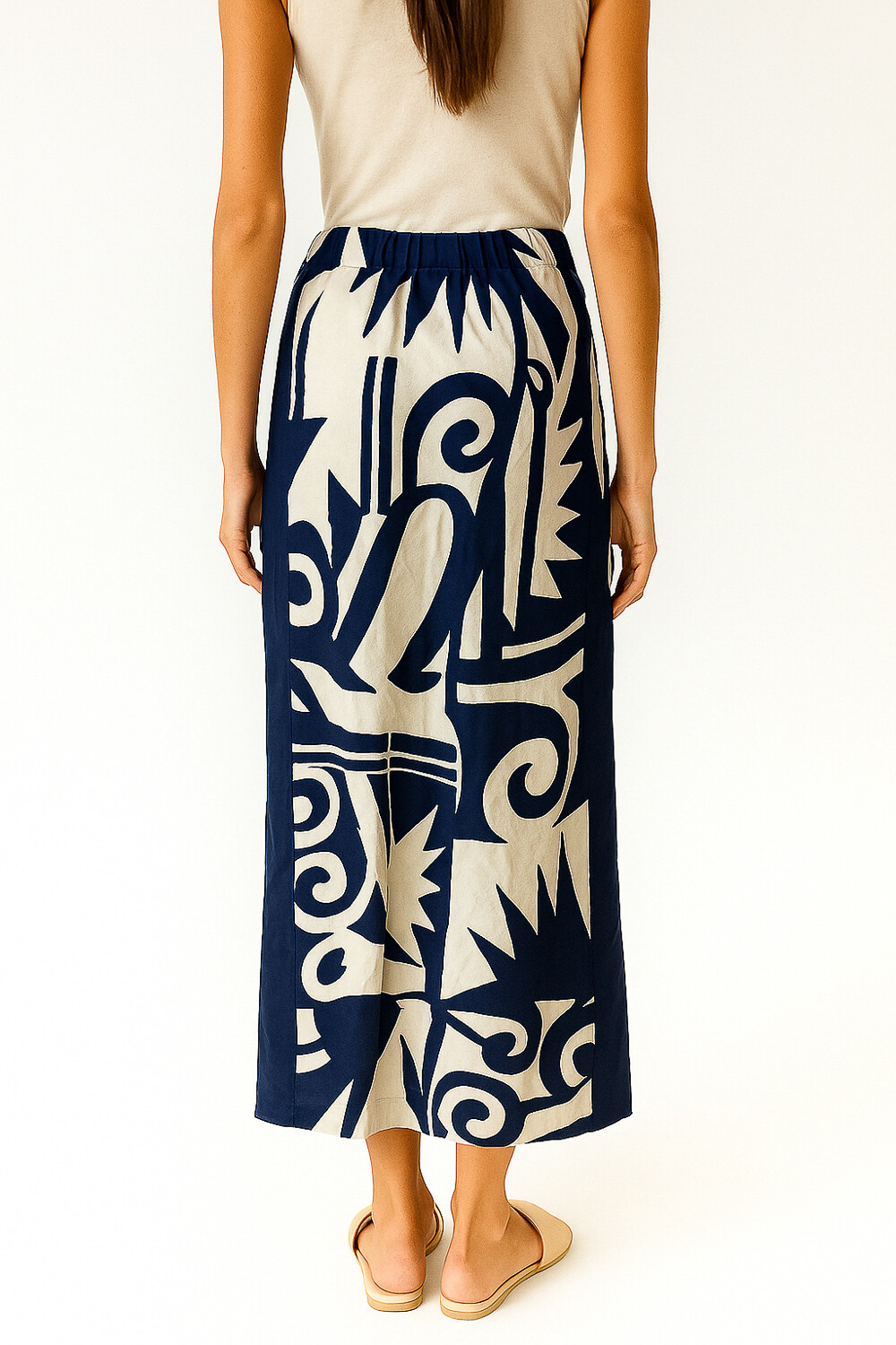 Falda Tama Estampado 1