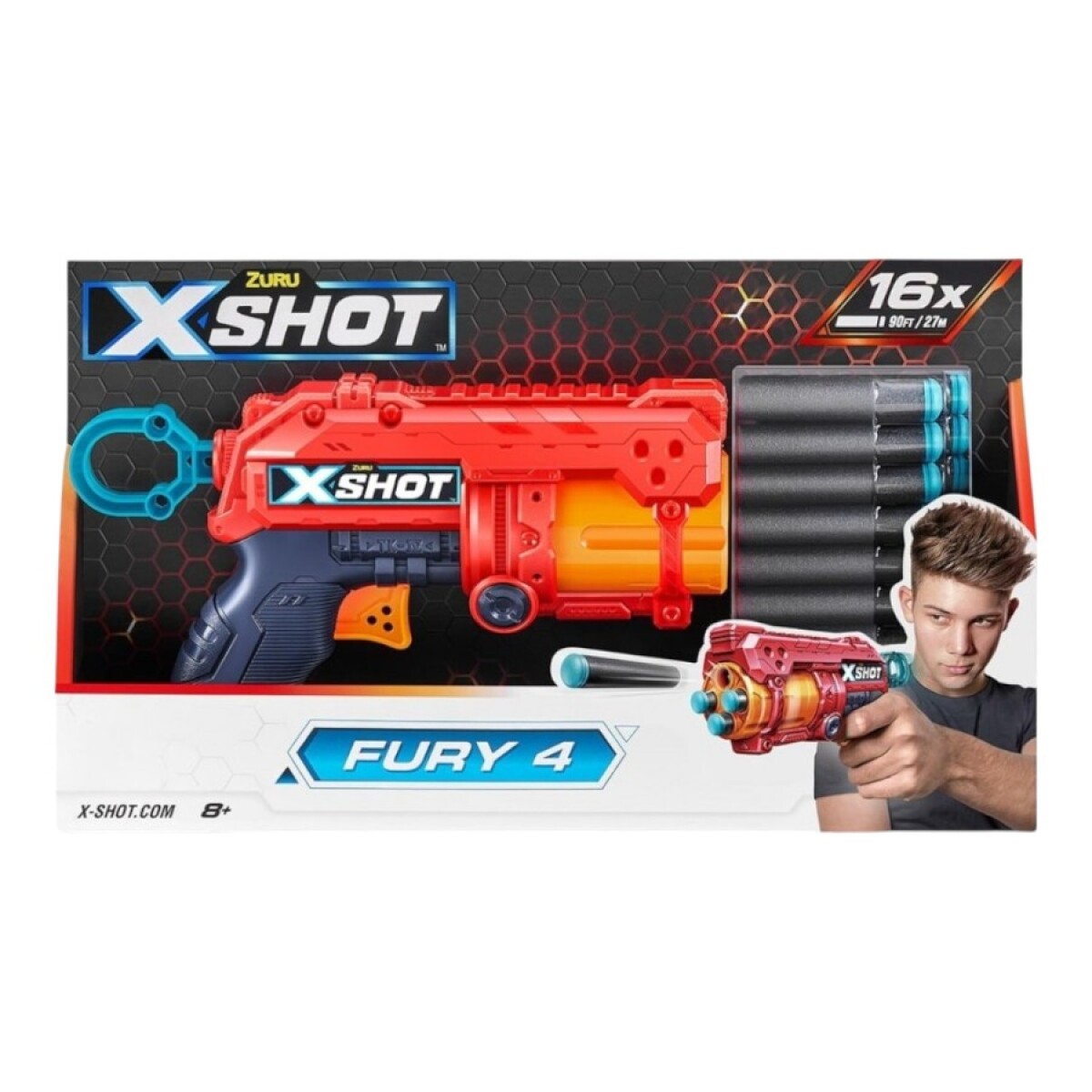 Lanza dardos X-Shot Excel Fury 4 