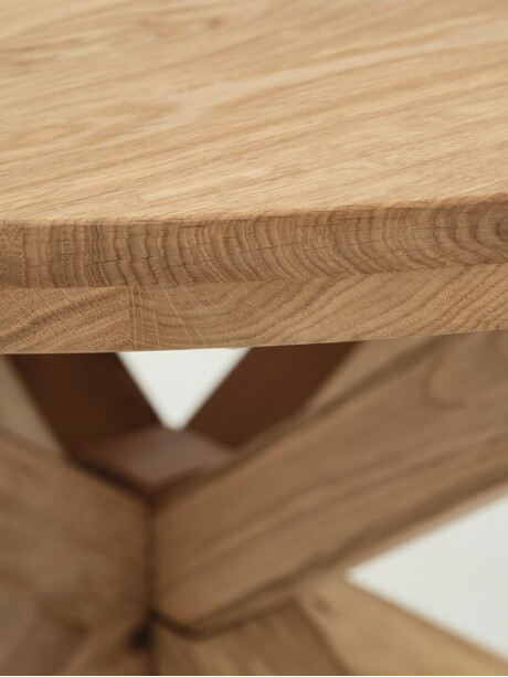 Mesa de comedor GRIBSKOV Ø120 roble. Mesa de comedor GRIBSKOV Ø120 roble.
