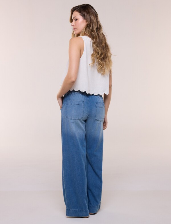 Jean Pull On Wide Leg JEAN