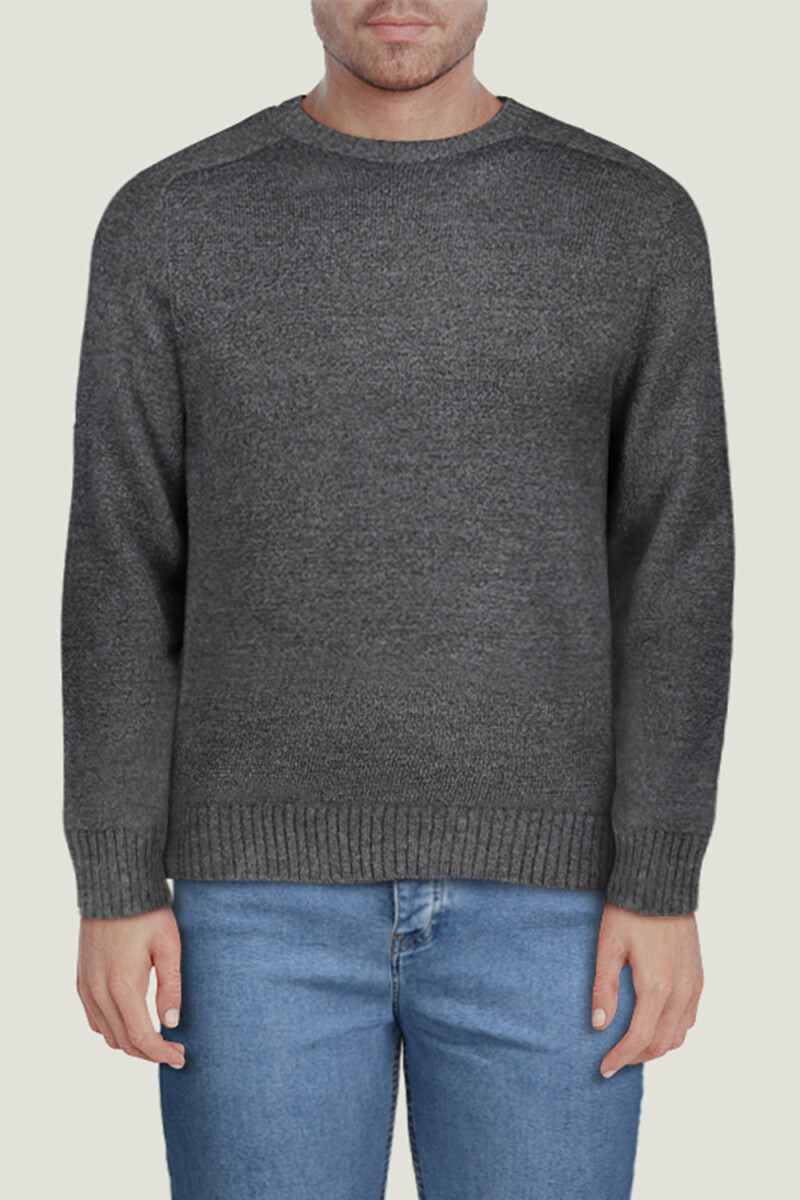 Sweater Taye - Gris Melange Oscuro 