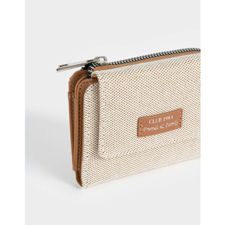 Billetera Marron Beige