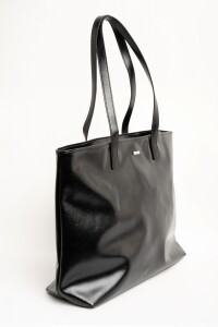 Travel Bag Cuero Vegano Negro