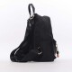 Mochila microfibra con llavero Negro